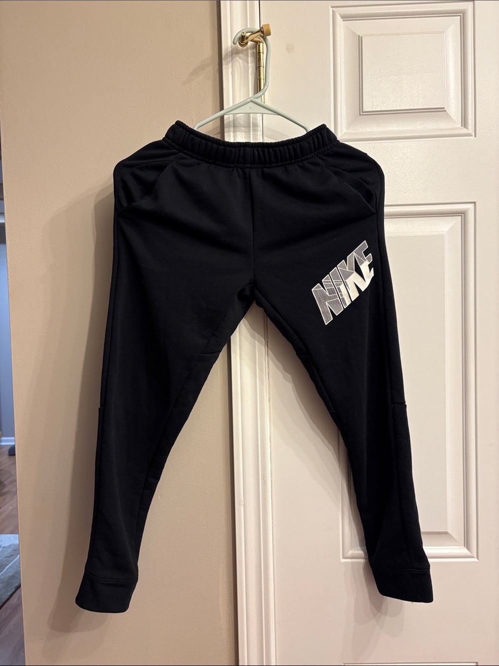Nike Black Kids Sweatpants with Logo